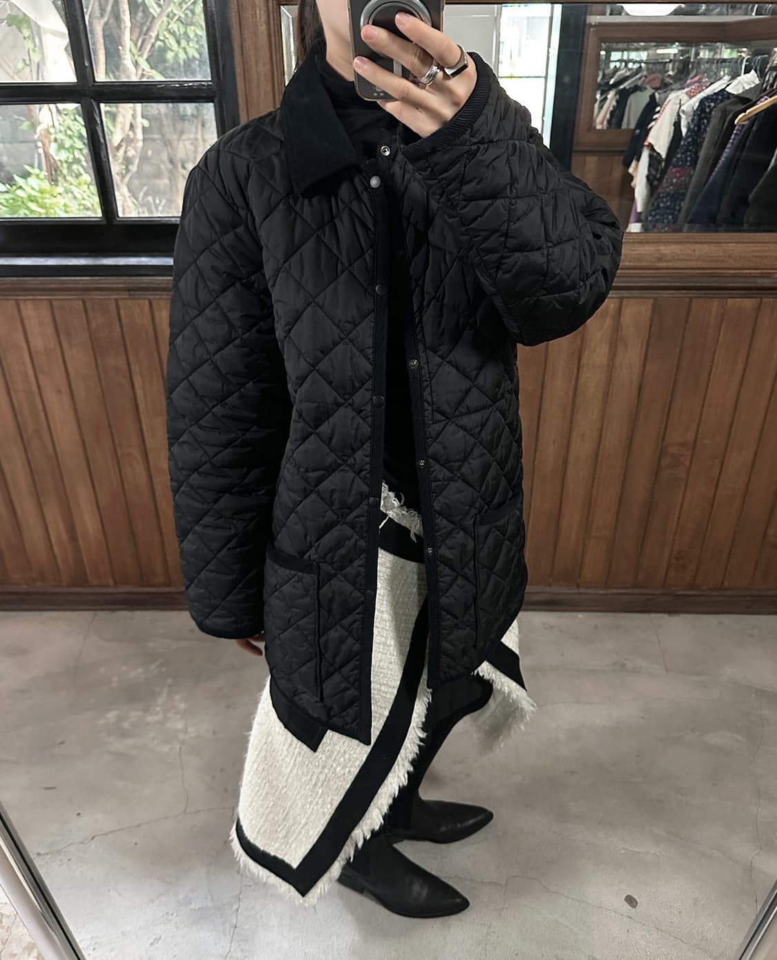 BEAMS quilting jacket 상품이미지1