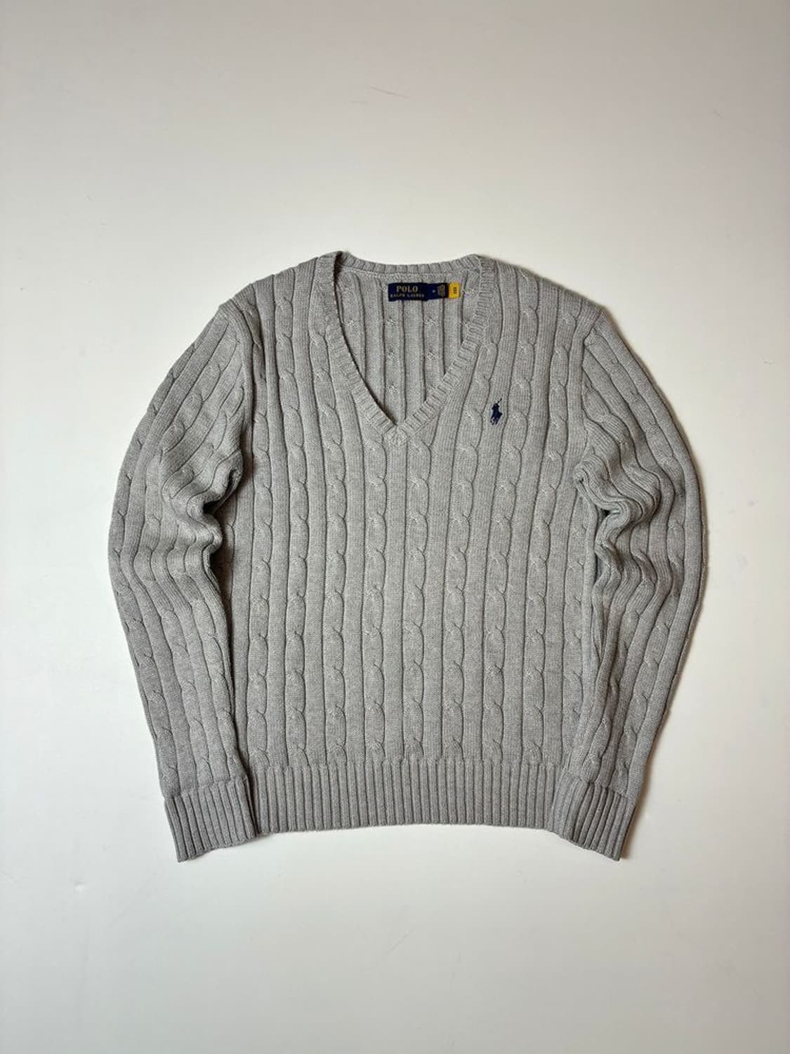 폴로 랄프로렌 큐알 신형 꽈배기 코튼 니트 PN8071 상품이미지1