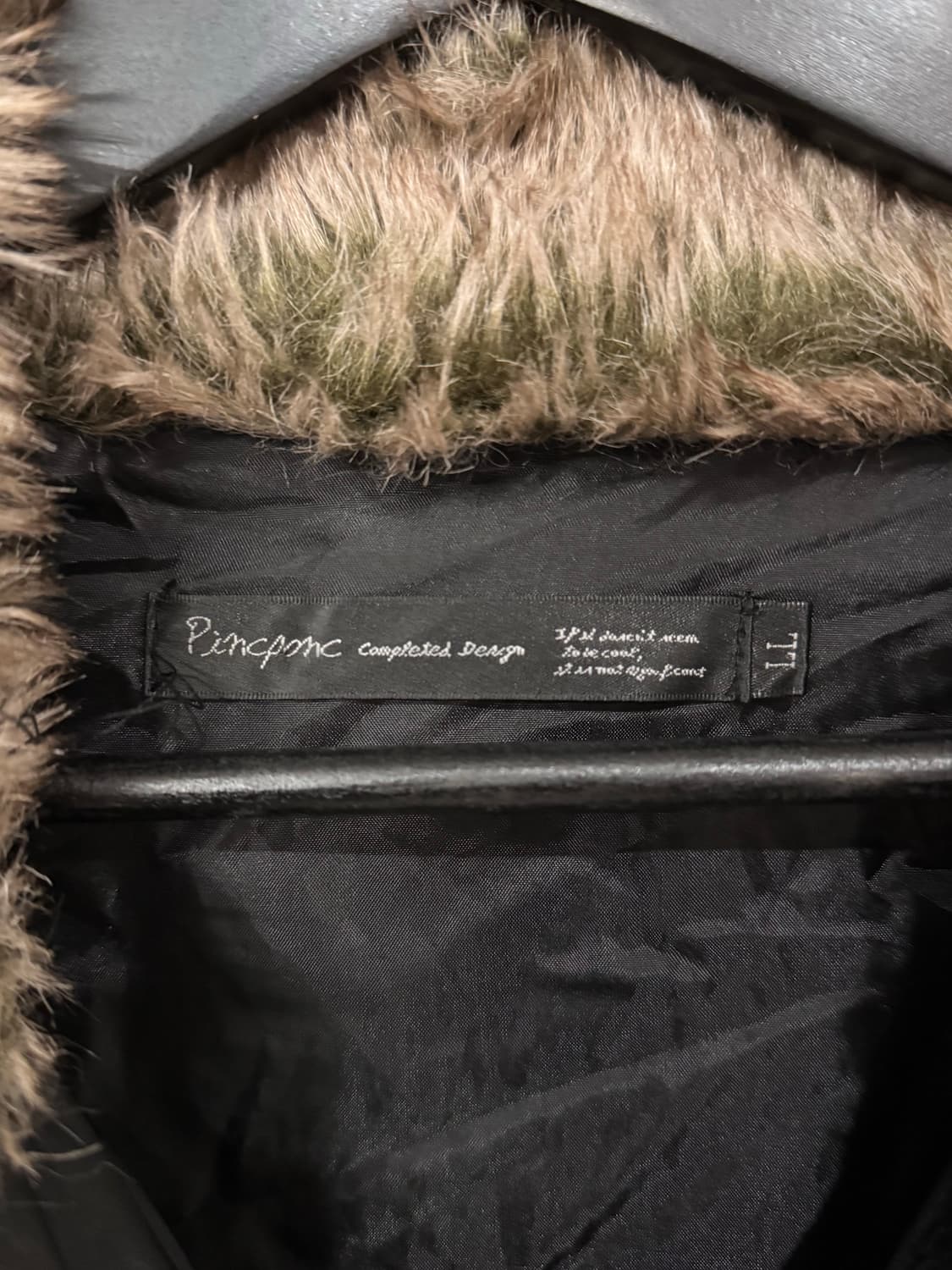 Pincpmc 버클 하이넥 퍼 니트집업  상품이미지3