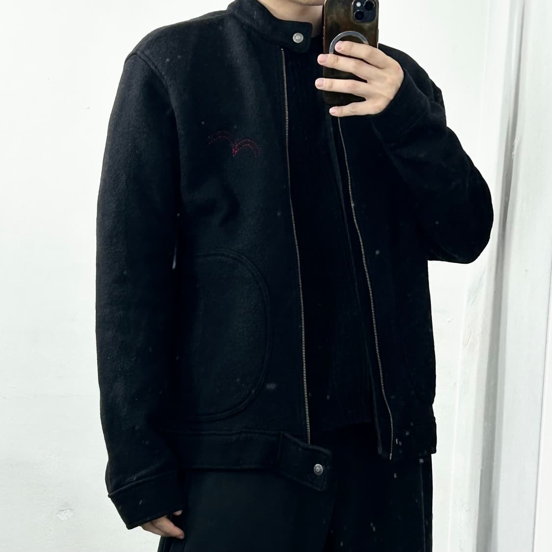 리바이스 모직 바이커 집업 자켓 상품이미지2