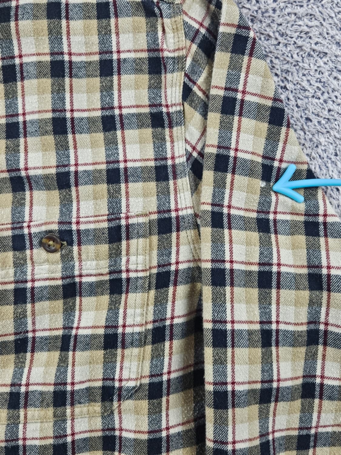 칼하트 체크 패턴 포켓 워크 셔츠 / 11275 상품이미지8