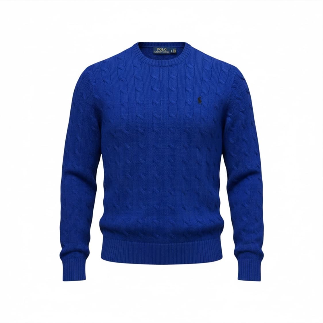 폴로 랄프로렌 블루 케이블 니트 상품이미지1