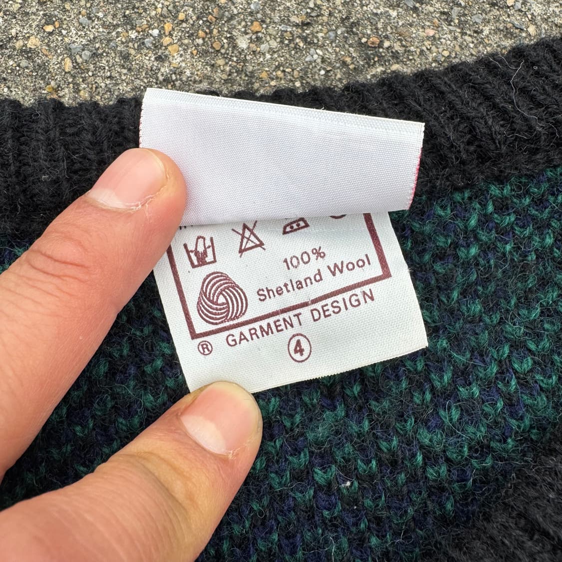 [L] Michael Ross 마이클로스 체크 니트 상품이미지8