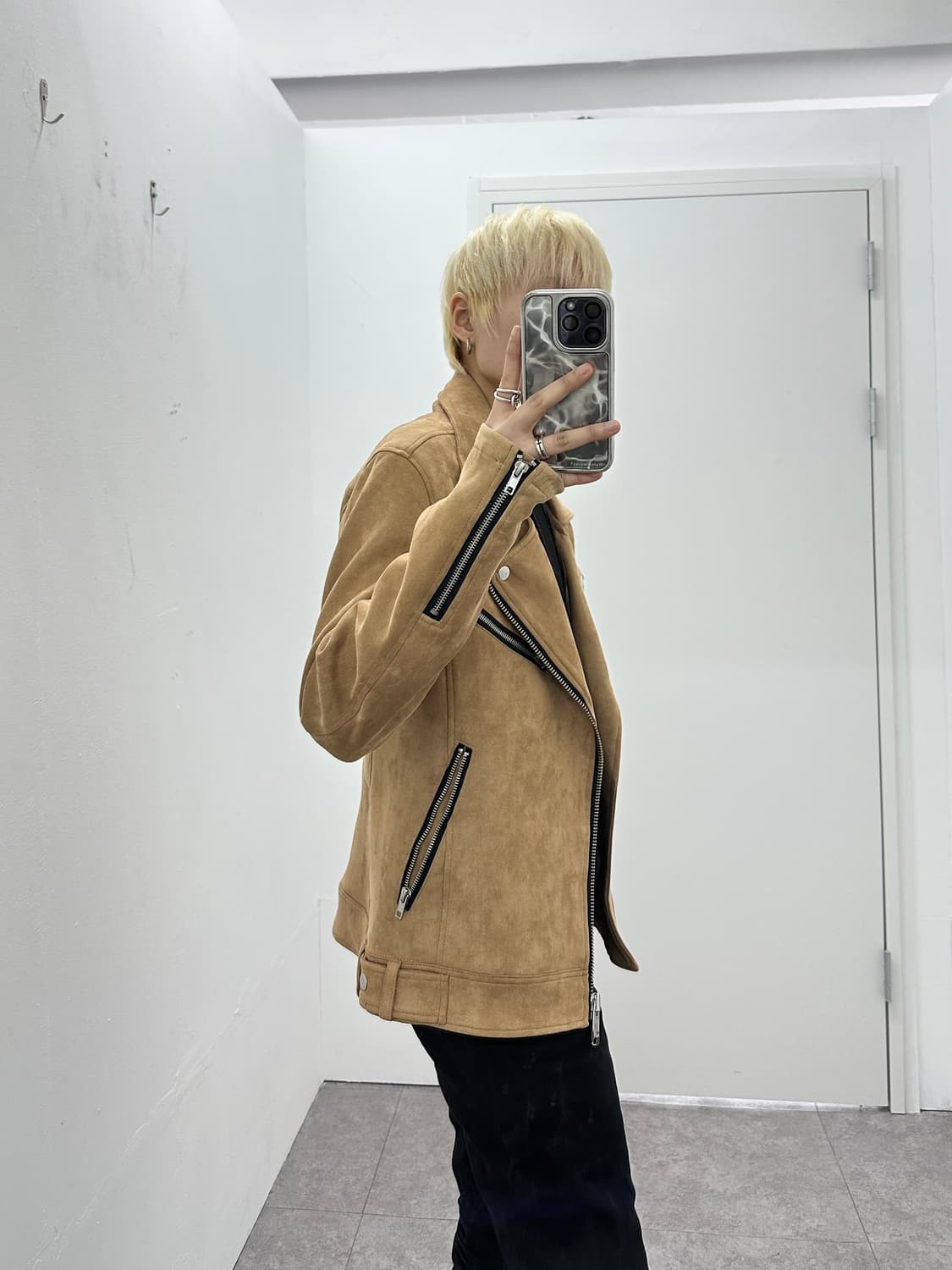Semantic Design suede rider jacket 상품이미지3