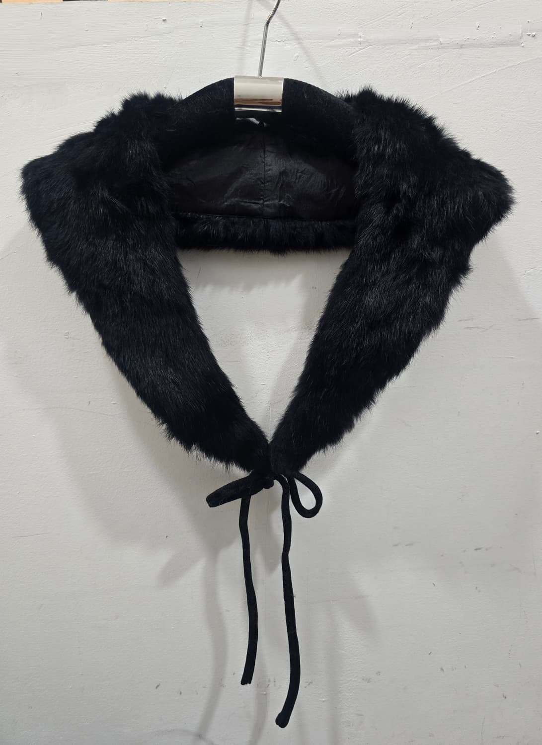 블랙 퍼 머플러 상품이미지1