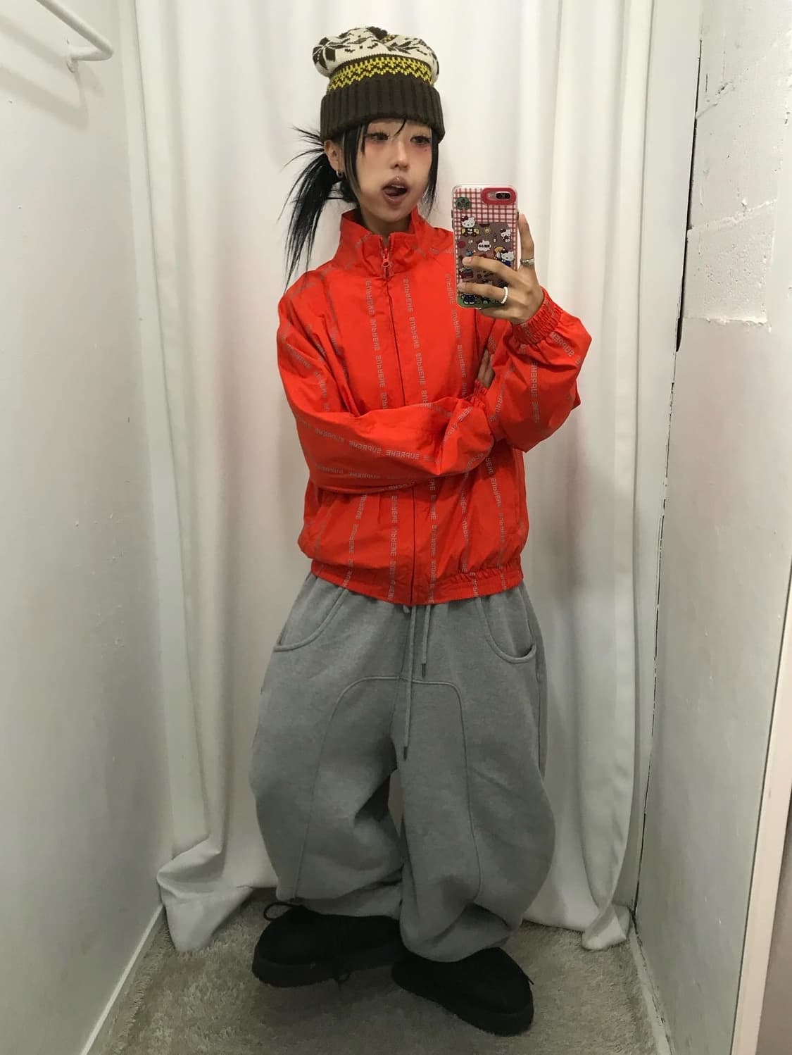 Supreme Reflective Text Track JK - 18Fw 상품이미지3