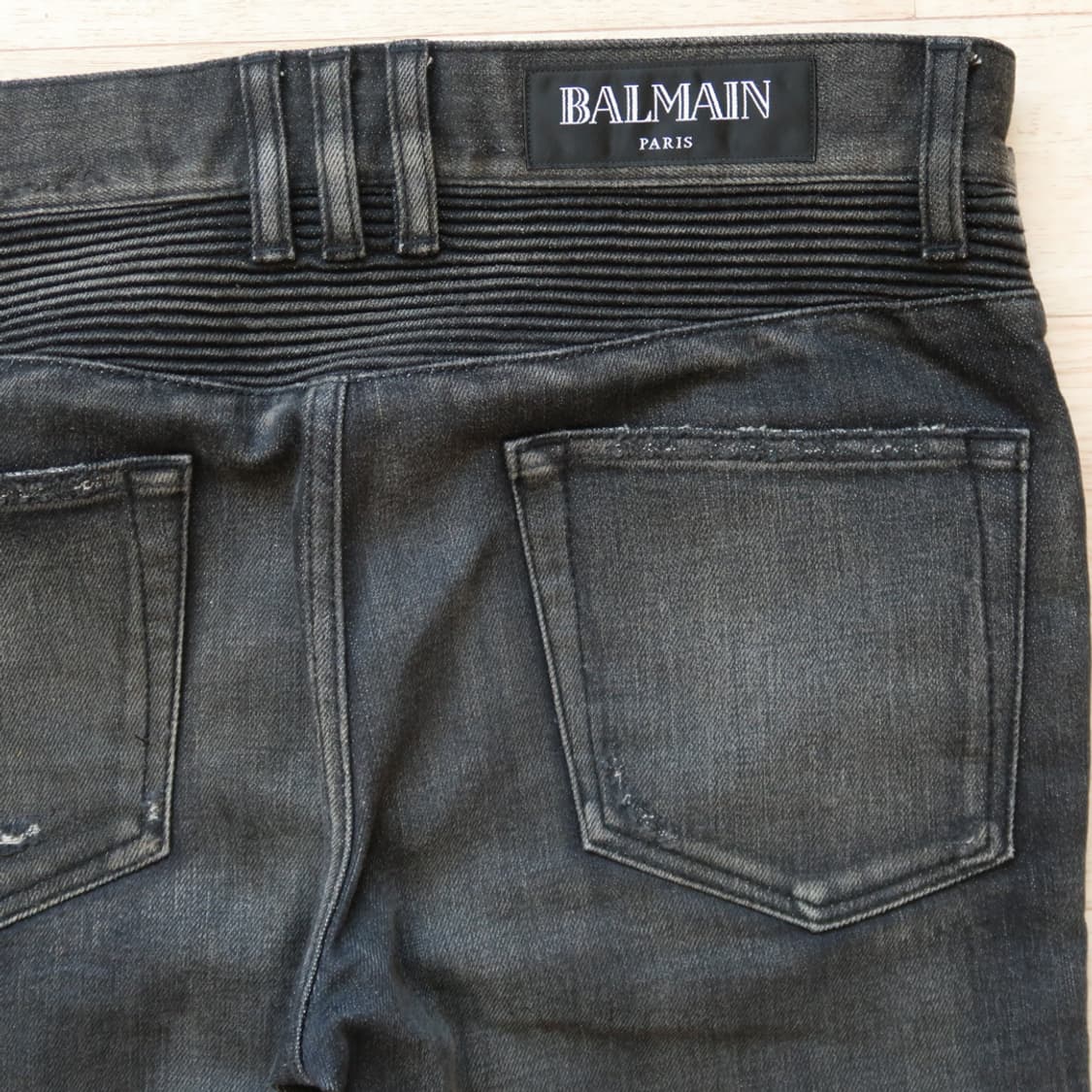 발망 블랙 바이커 진 상품이미지9