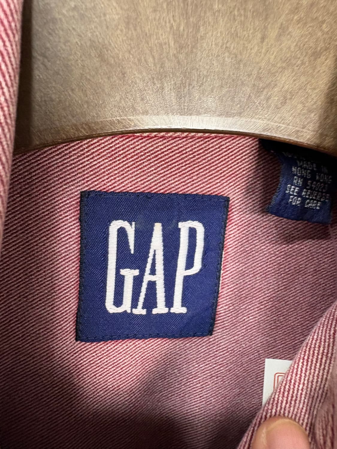 GAP 빈티지로즈핑크 데님셔츠 A2334 상품이미지5