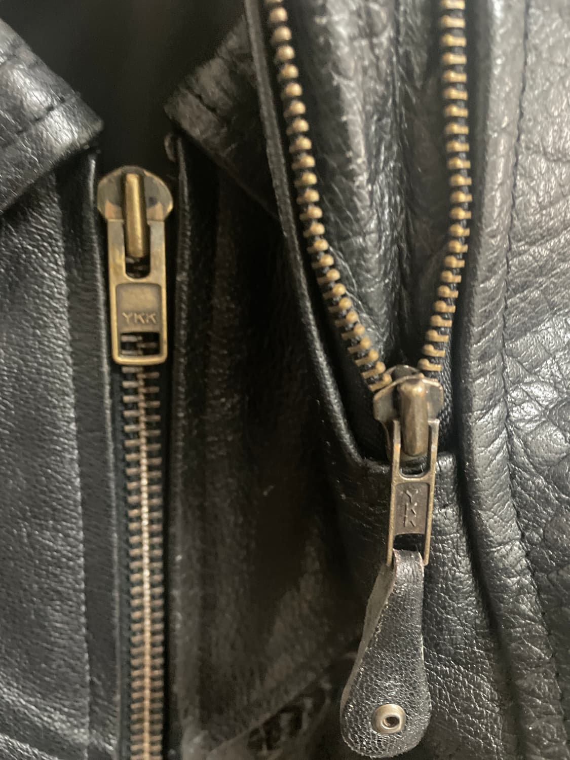 빈티지 바이커 레더자켓 상품이미지3