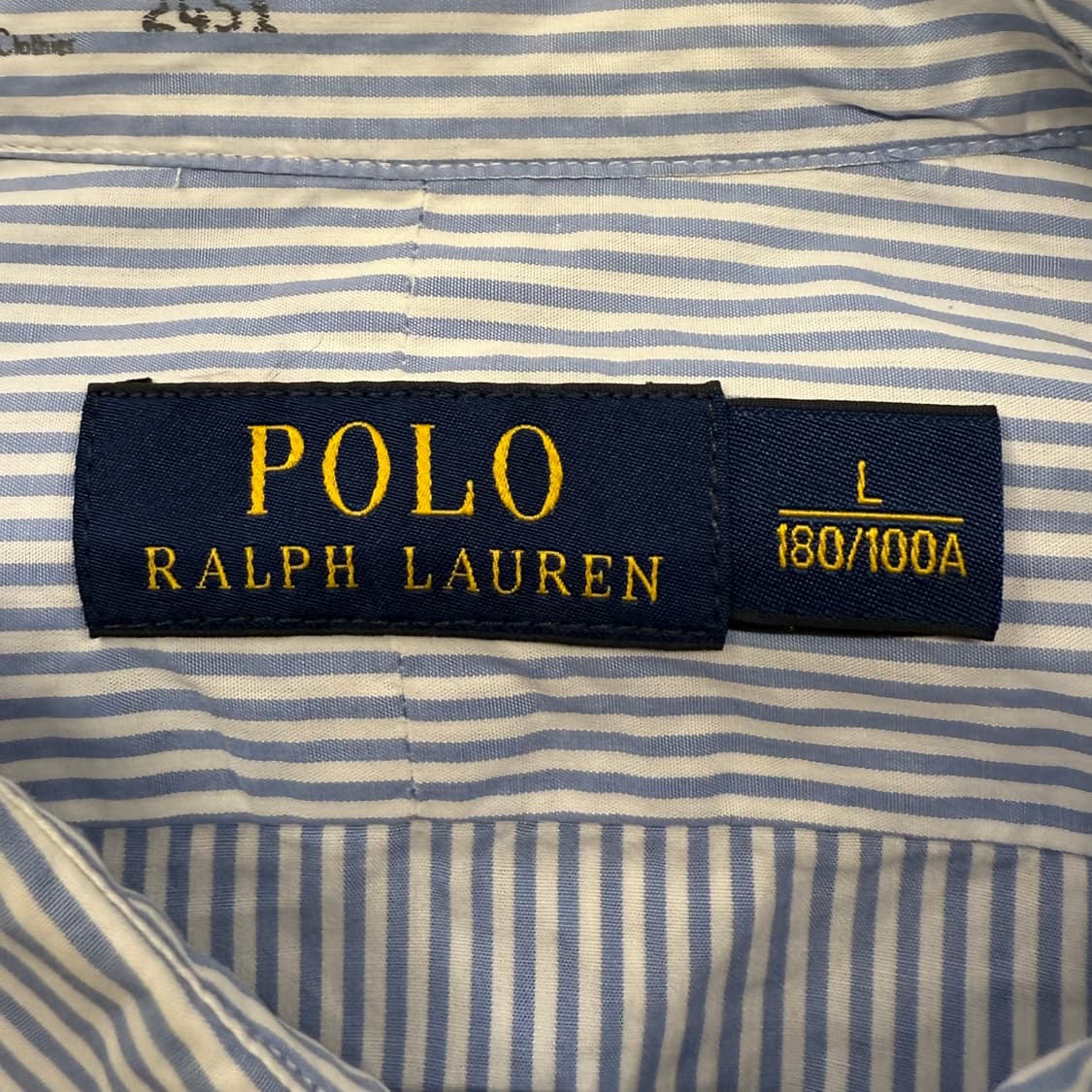 [정품/L] 폴로 랄프로렌 스트라이프 긴팔 셔츠 b15 상품이미지5