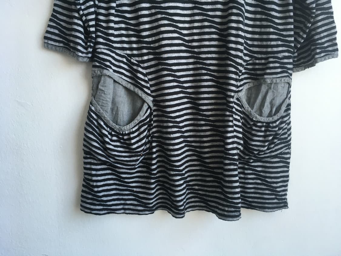 jpn vintage stripe cargo pocket t shirt 상품이미지6