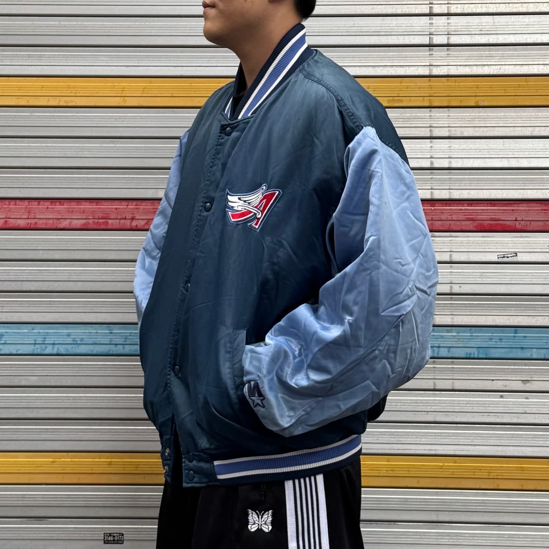 90s 스타터 에인절스 올드스쿨 베이스볼 점퍼 스타디움 자켓 상품이미지2