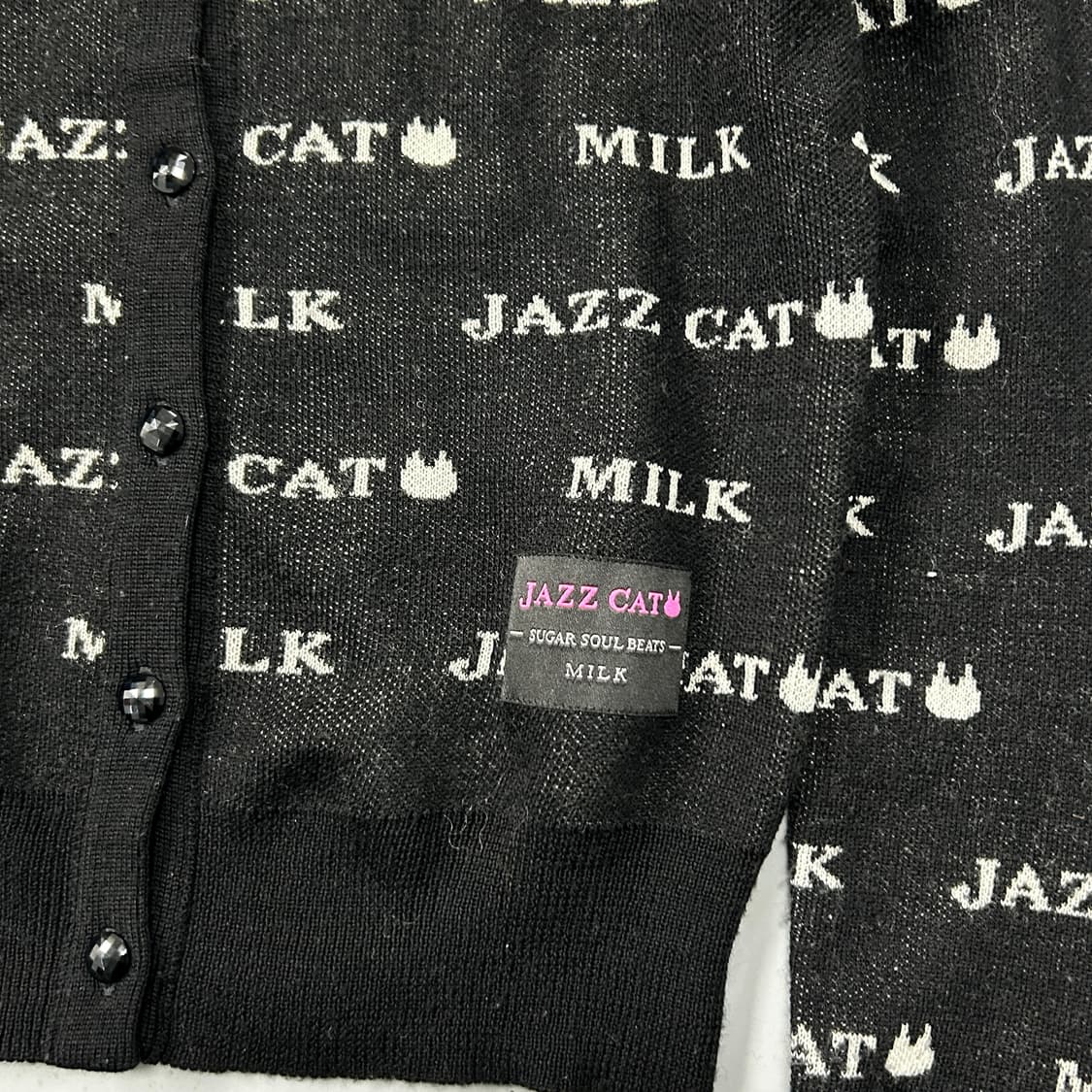 밀크보이 JAZZ CAT 가디건  상품이미지4