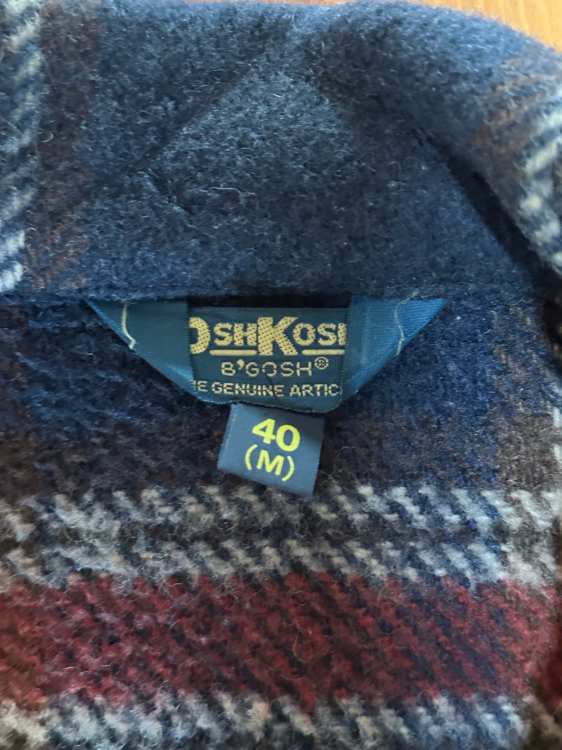Vintage Oshkosh 디트로이트 울 자켓 상품이미지2