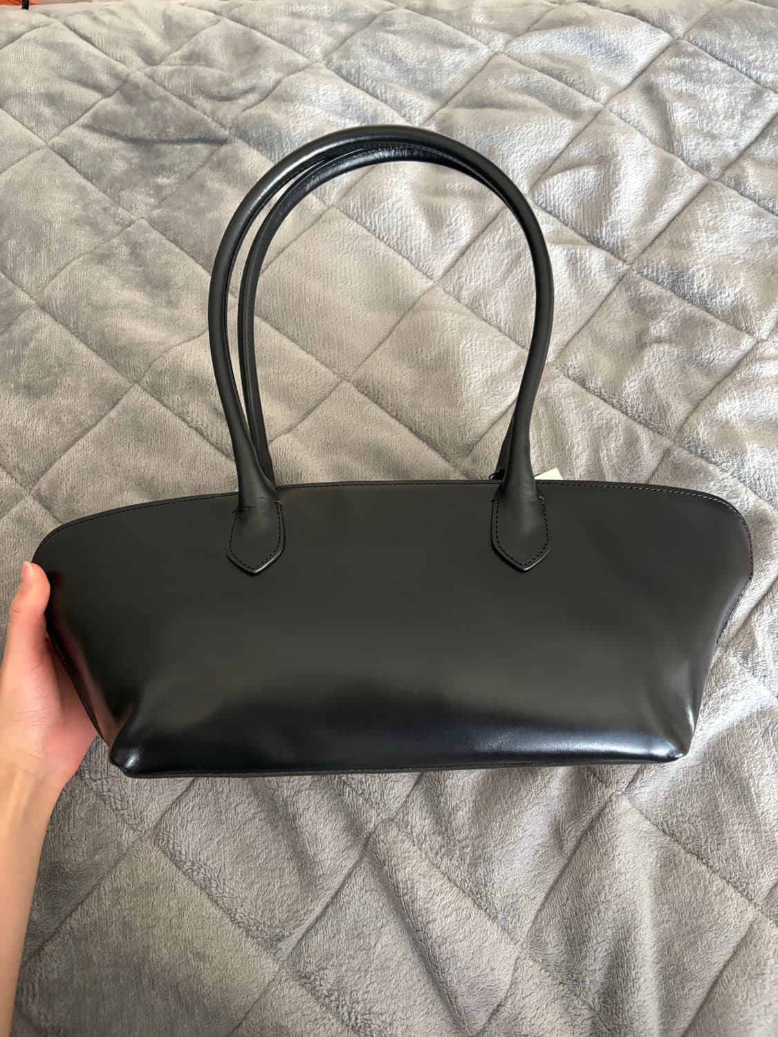 Lmf 쉘 숄더백 블랙 상품이미지1