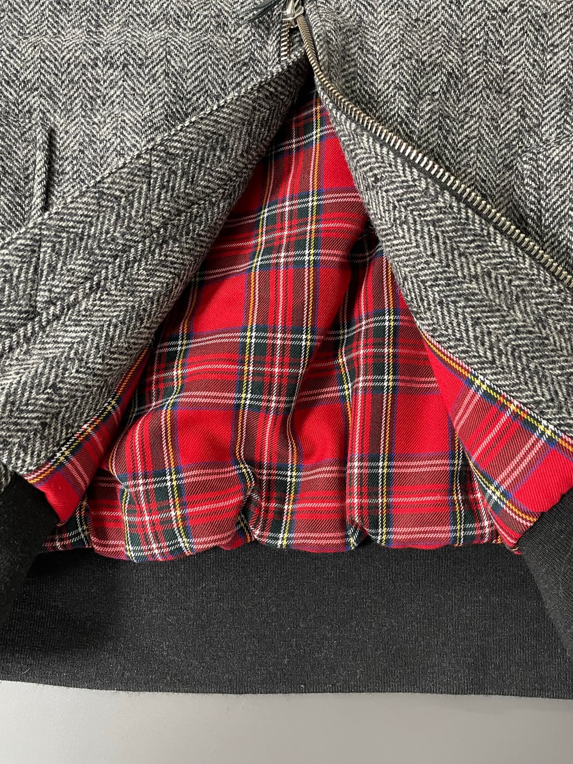 [L] 아미 AMI 헤링본 봄버 자켓 상품이미지7