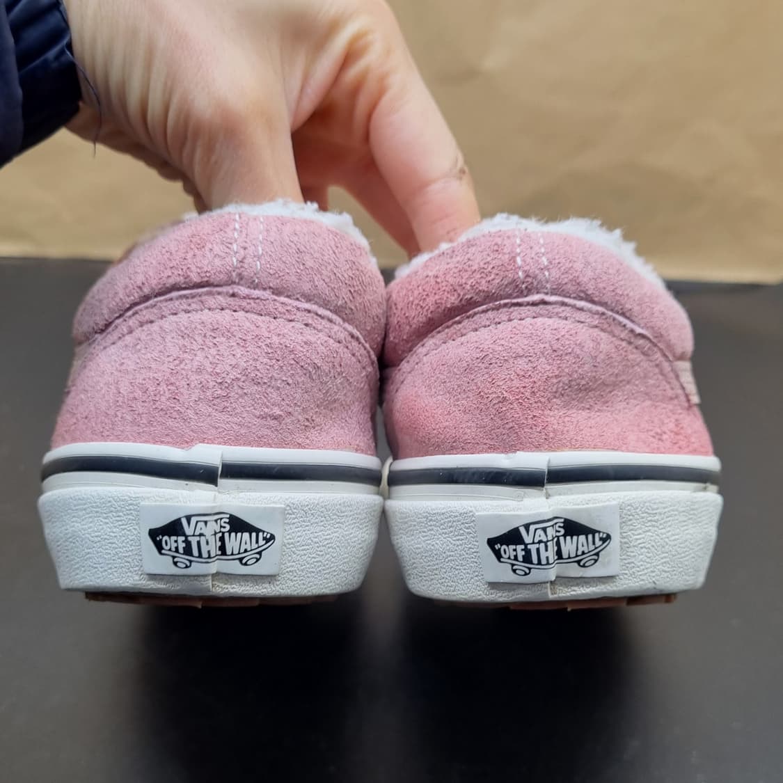 반스 안감털 핑크 스니커즈 245 상품이미지4