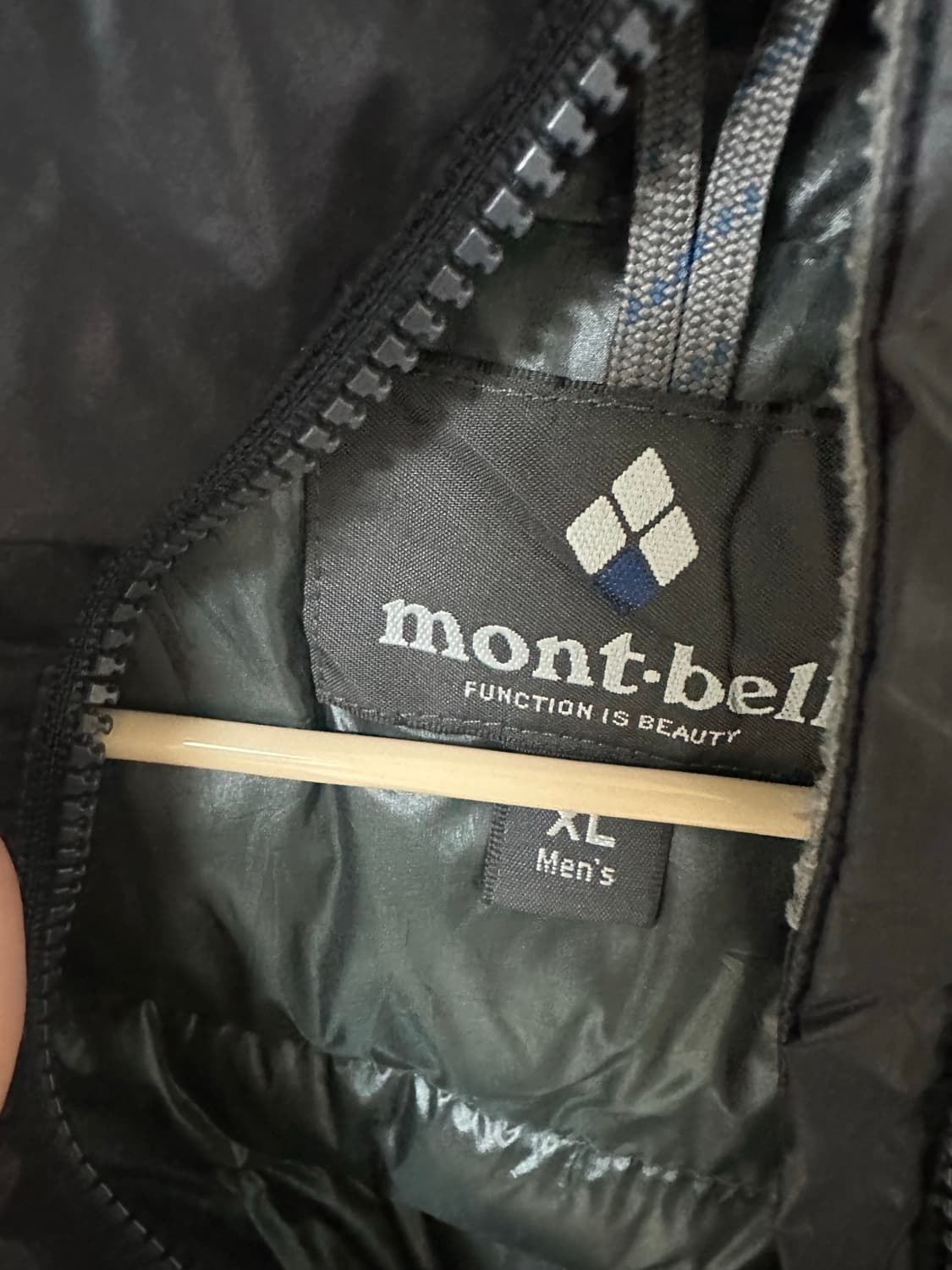 (XL)몽벨  알파인 파카 블랙 빈티지 다운 패딩 상품이미지5
