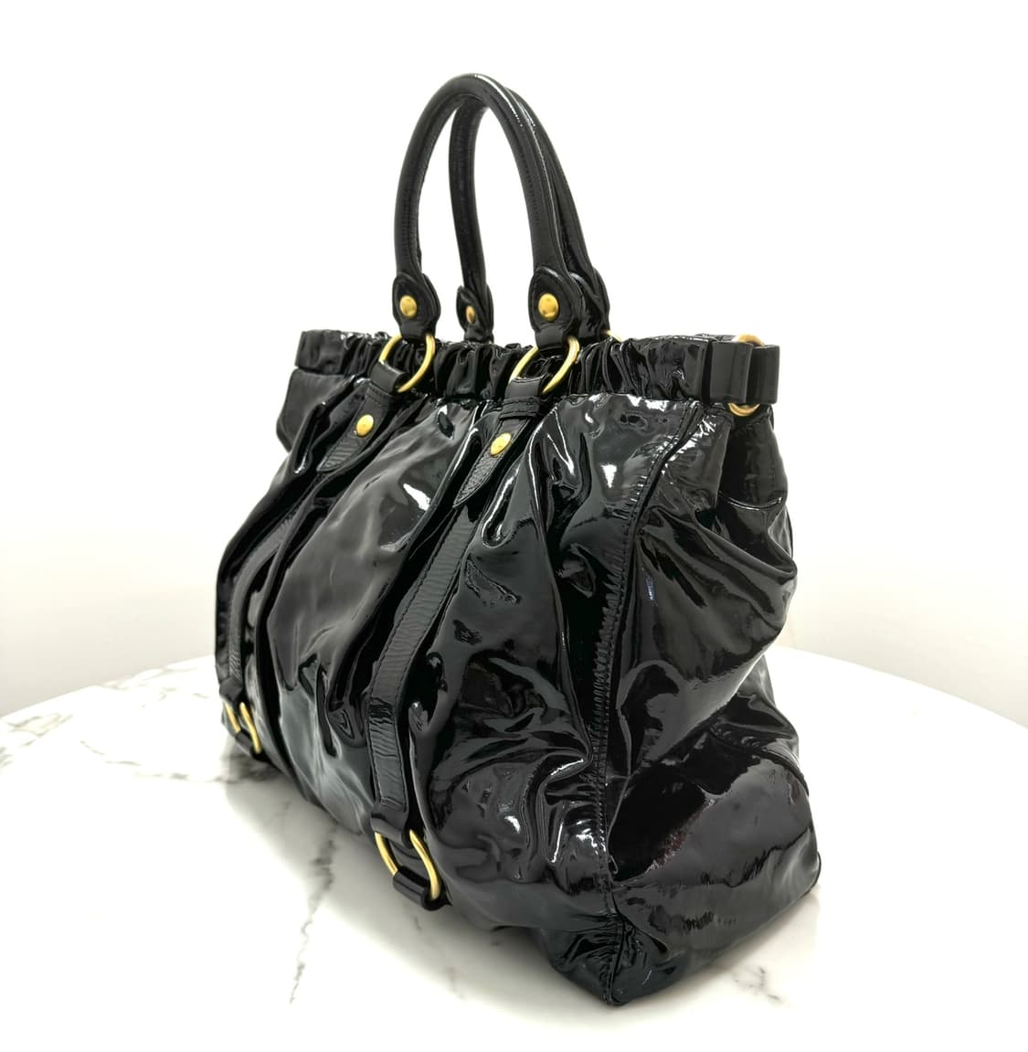 [중고명품셀렉트] 미우미우 페이던트 고프레 라지 토트백 상품이미지4