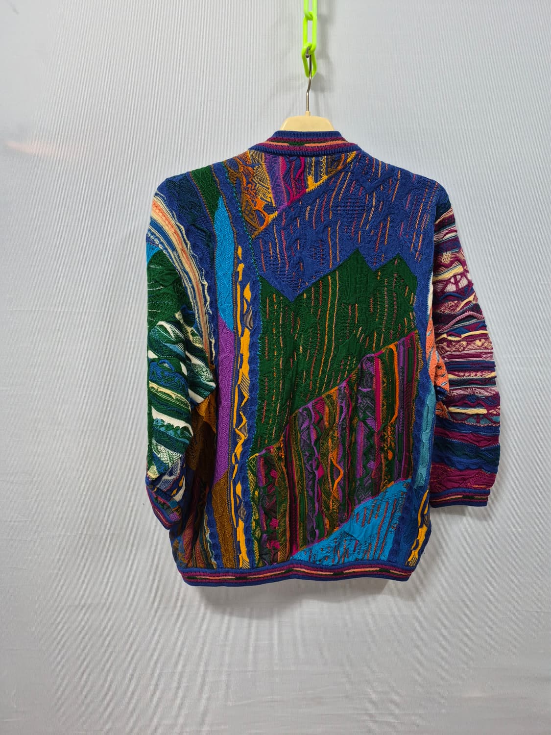 쿠지 COOGI 쿠기 멀티컬러 니트 가디건 M 상품이미지2