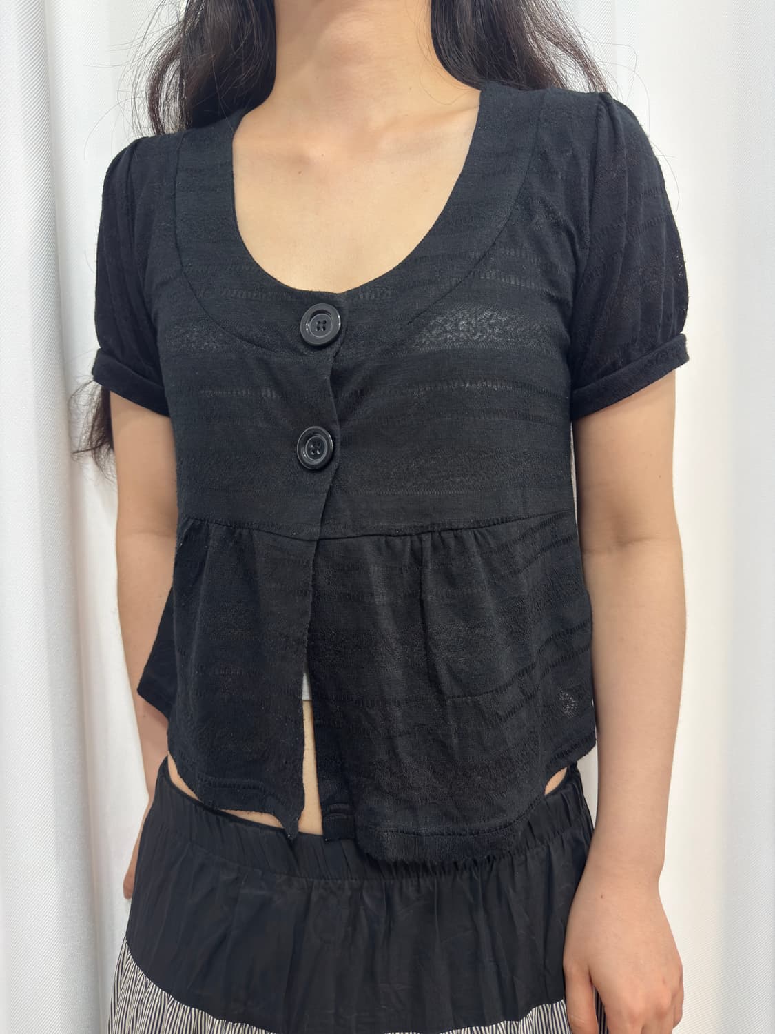 button knit cardigan 상품이미지2