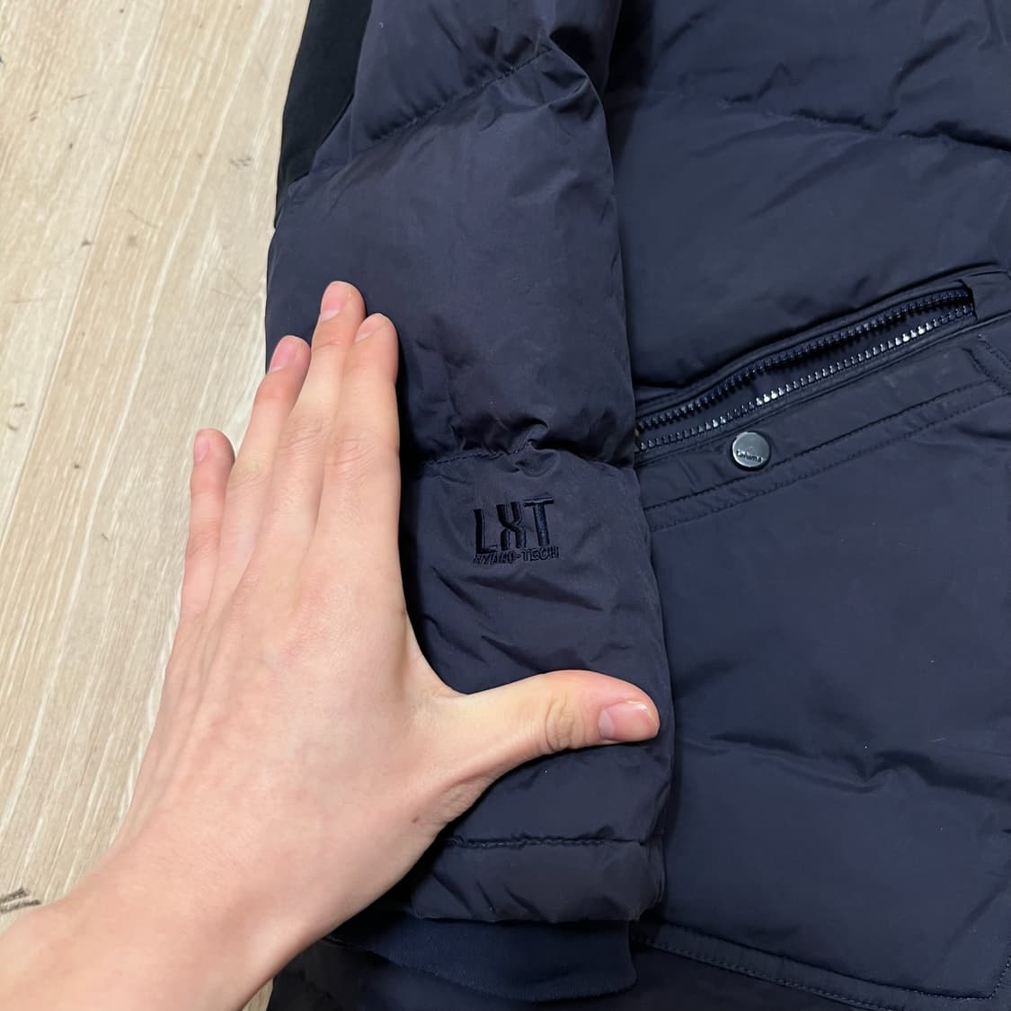 라푸마 남성 구스다운 후드 롱패딩 L/100  상품이미지4