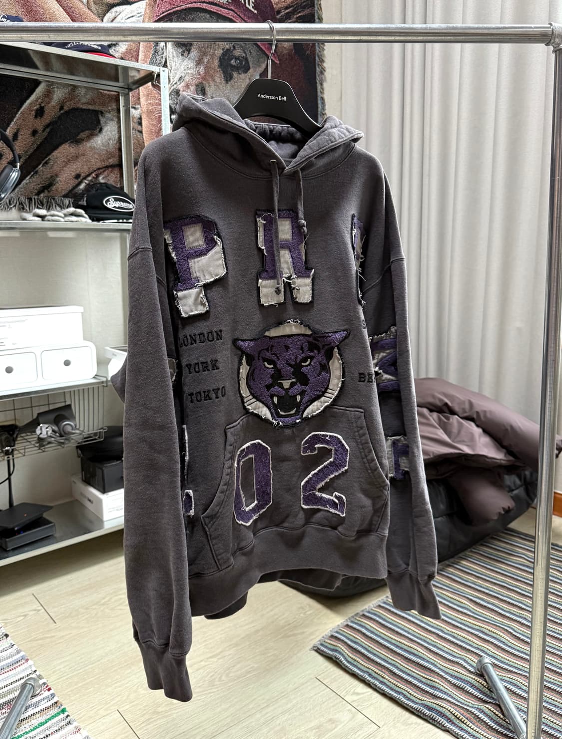 슈프림 워시드 팬서 후드티 상품이미지2