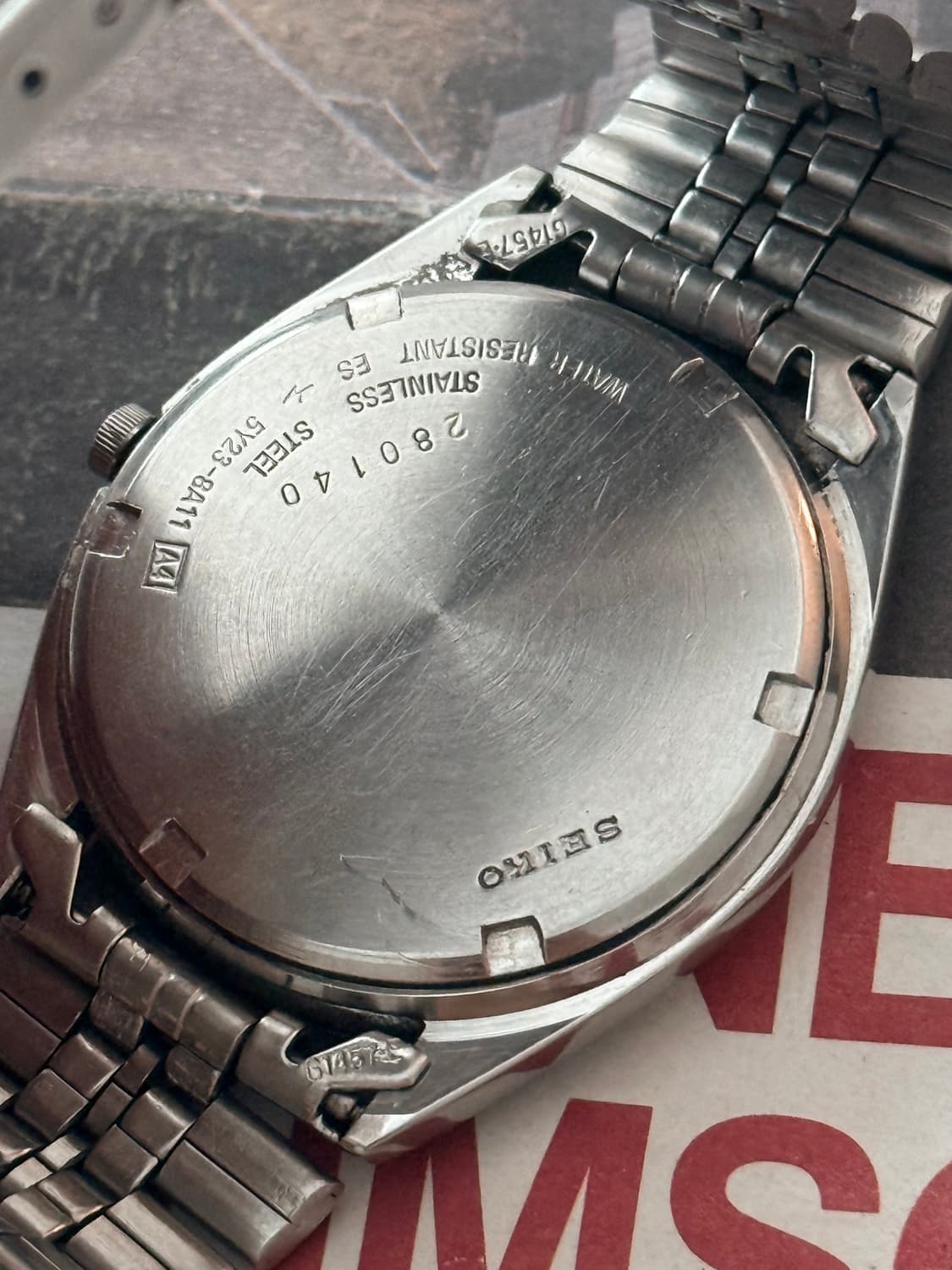 Seiko 세이코 SQ 쿼츠 Day-Date 상품이미지5