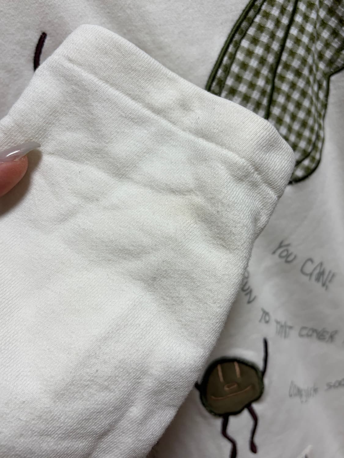 모리걸 자수 맨투맨 하구미 스즈코 상품이미지6