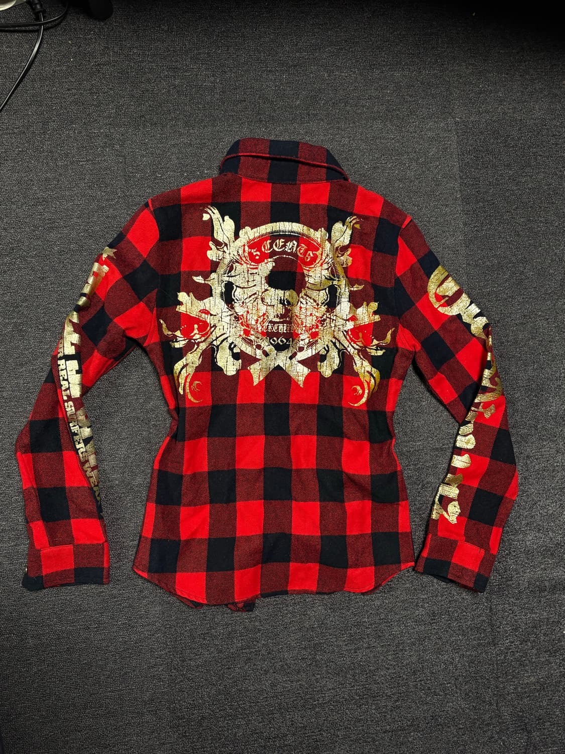 Y2K &Rock Punk Plannel shirt 상품이미지1