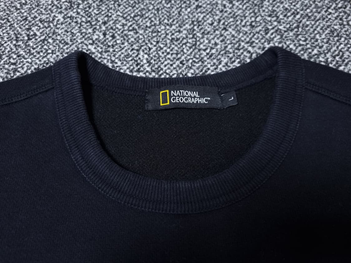 [무료배송][100]내셔널지오그래픽 남성용 기모 맨투맨 긴팔티 상품이미지5