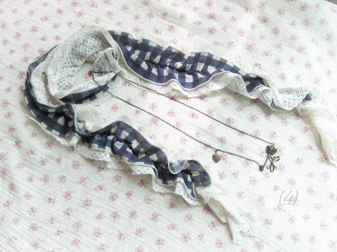 엑팜 빈티지 여름 스카프 상품이미지6