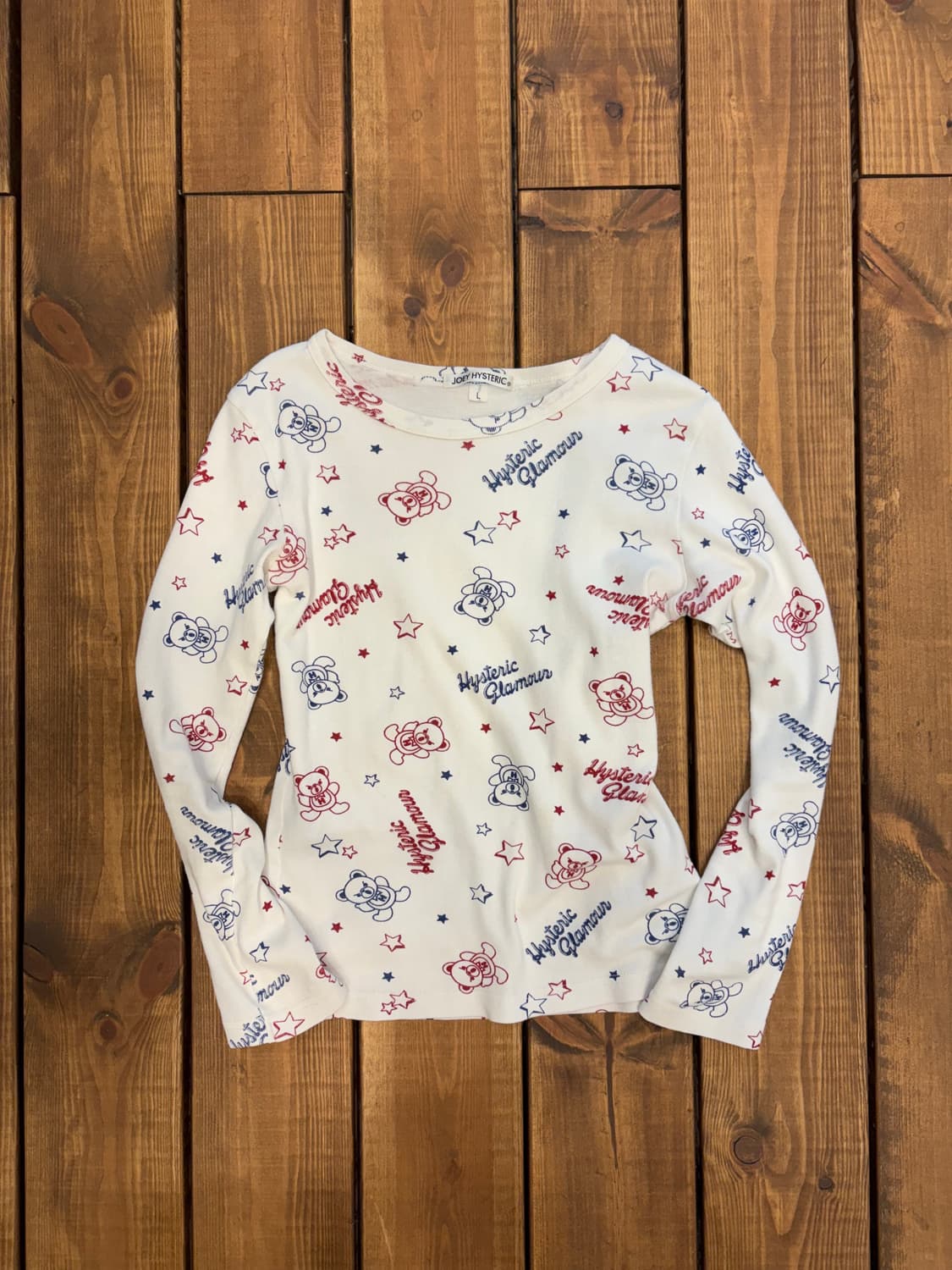 히스테릭글래머 퍽베어 롱슬리브 상품이미지5