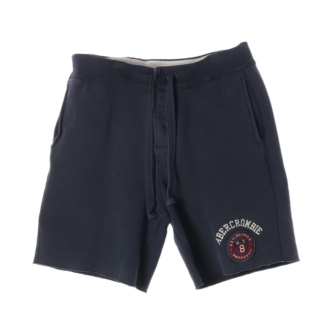 아베크롬비 네이비 컷오프 스웨트 하프 팬츠 L 상품이미지1