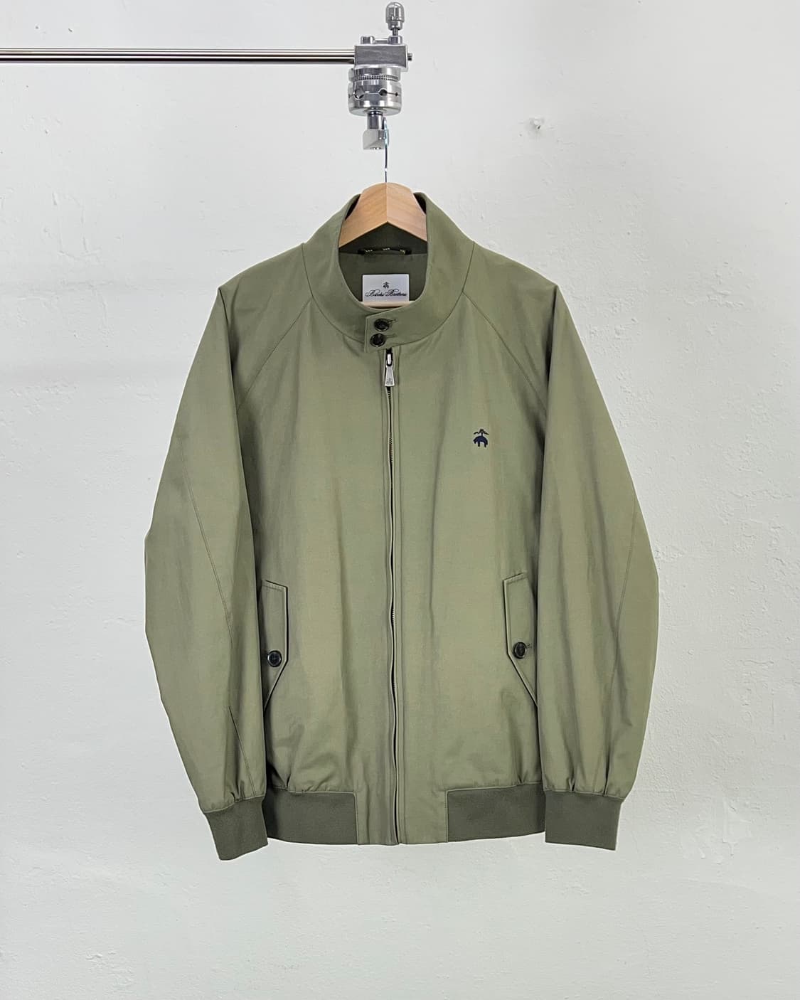 브룩스 브라더스 카키 클래식 바라쿠타 코튼 자켓 상품이미지1