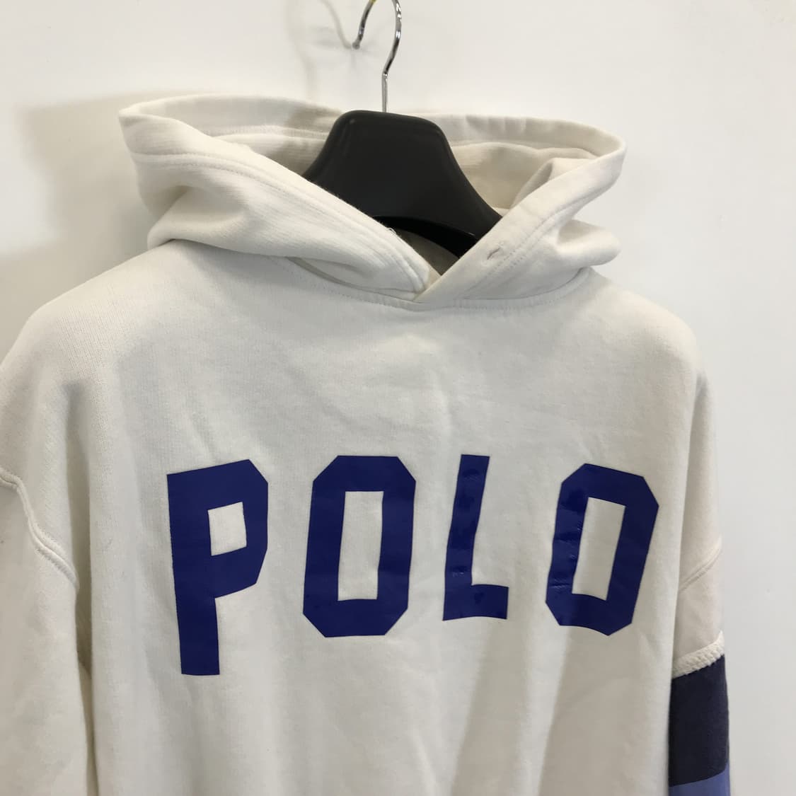 폴로 랄프로렌 빅로고 스트라이프소매 크롭후드 QR정품 [M] 상품이미지2