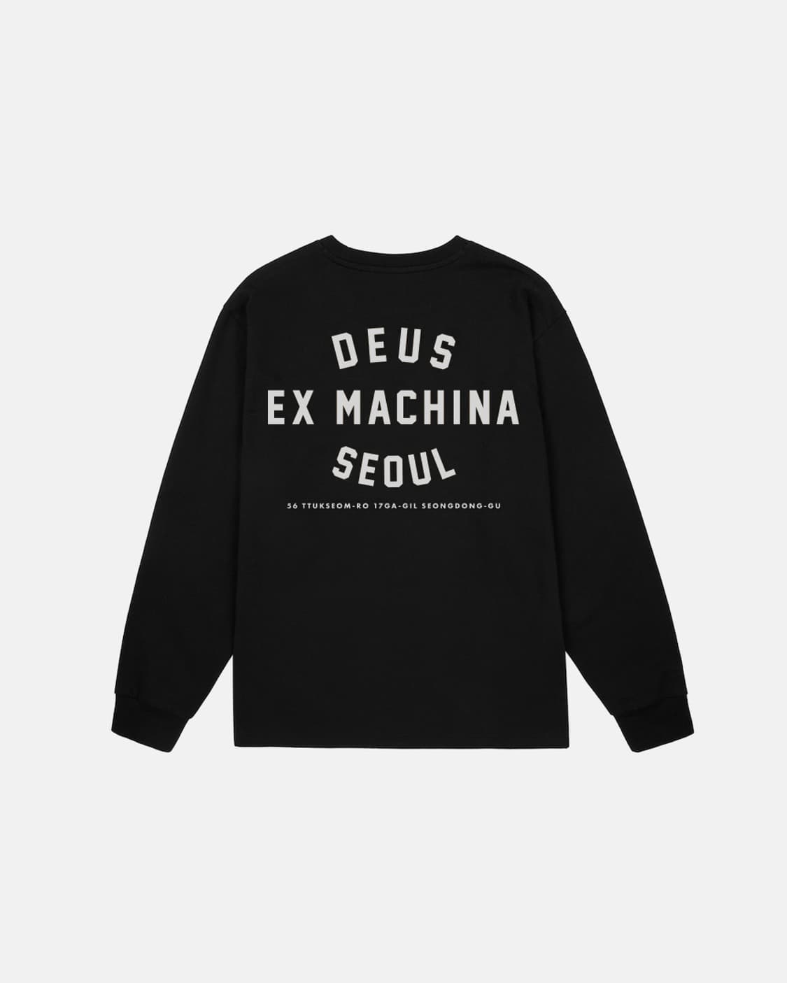 [M] 데우스엑스마키나 서울 컬리지 어드레스 롱슬리브 블랙 상품이미지1