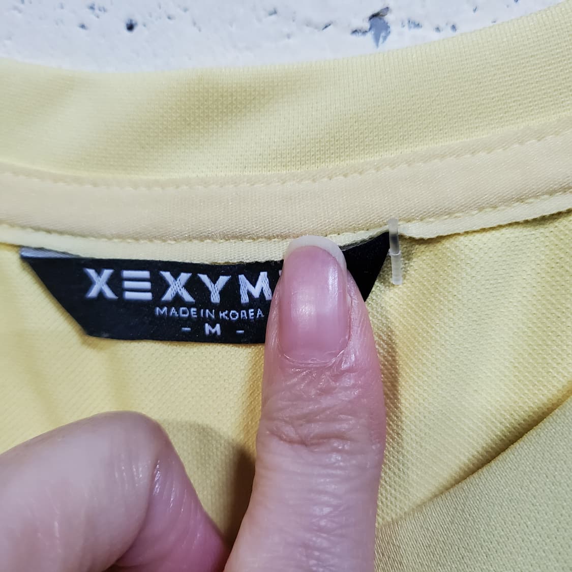 젝시믹스 기능성 반팔 티셔츠 옐로우  상품이미지4