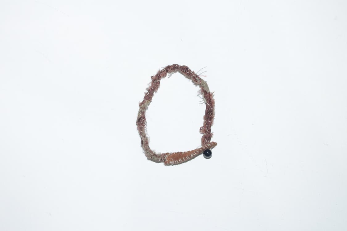 명주 가죽 오닉스 팔찌 상품이미지1