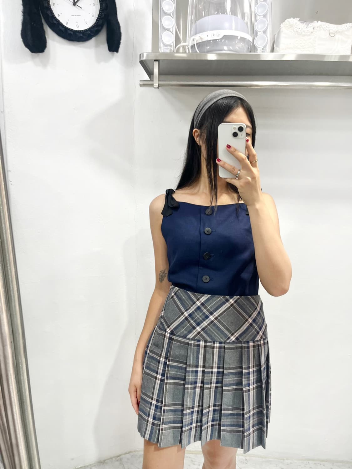 check skirt 상품이미지3