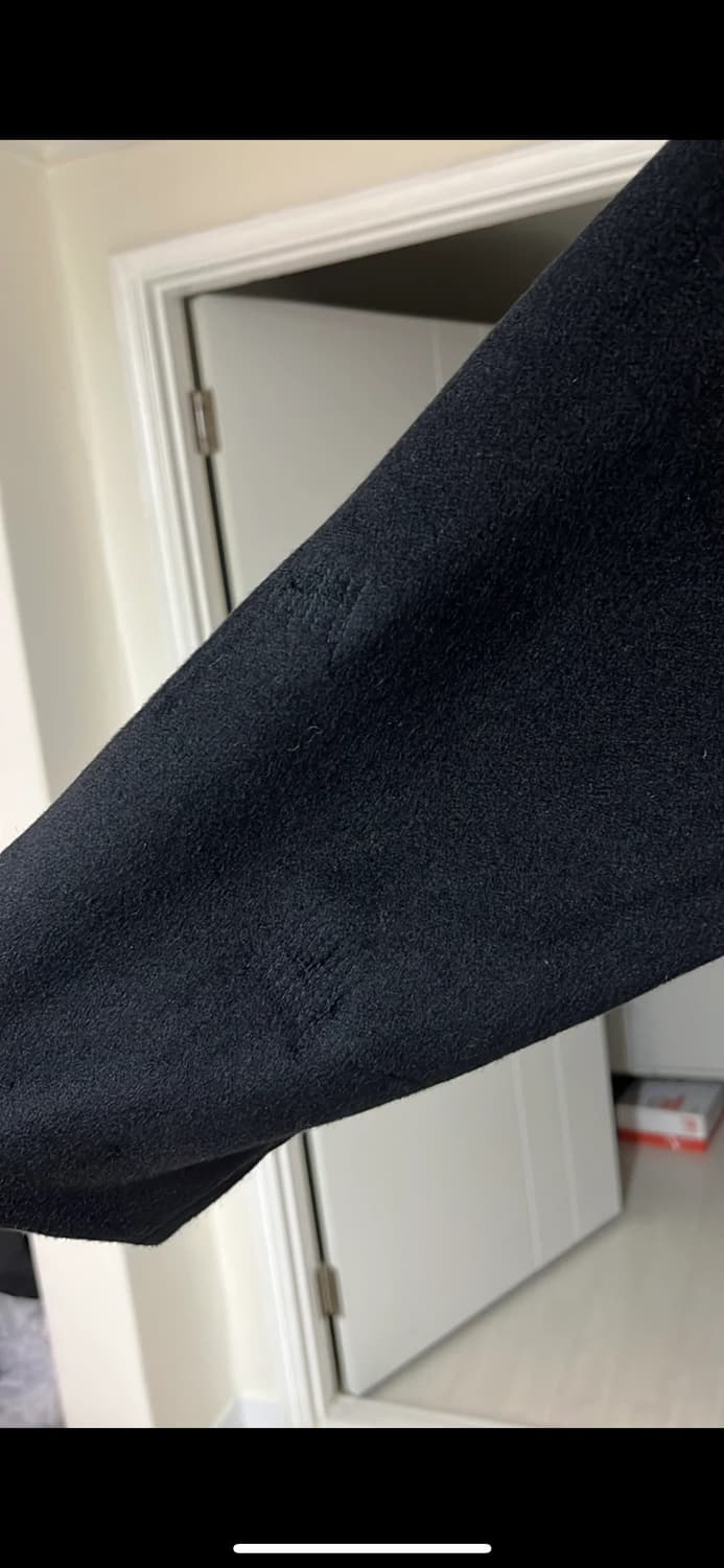 RICCI 블랙 캐시미어100코트 55,66 상품이미지6