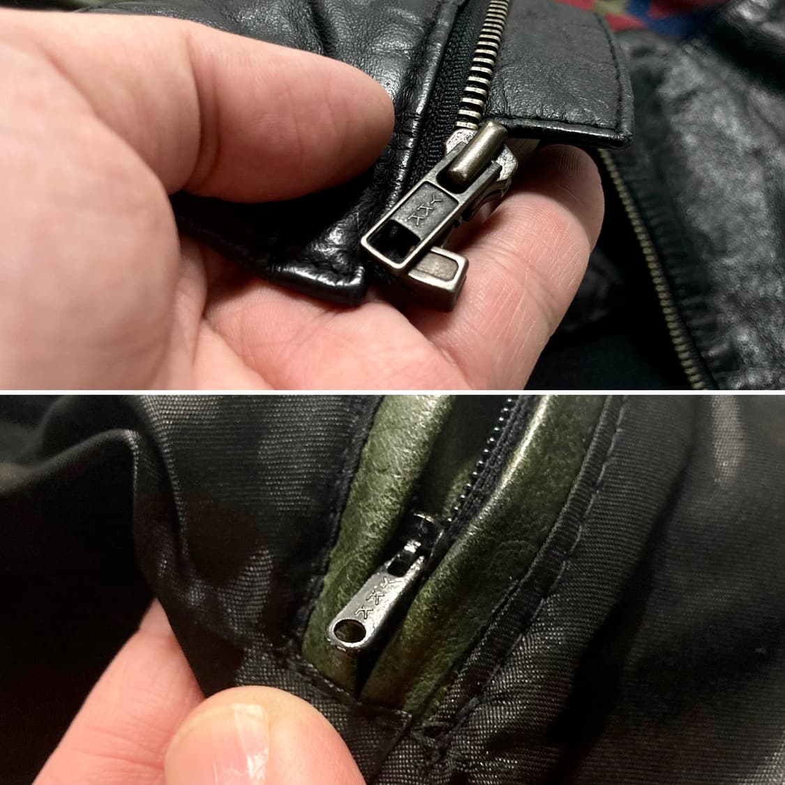 90s 아들러 나바호 리얼 레더 봄버 가죽 자켓 105-110 상품이미지6