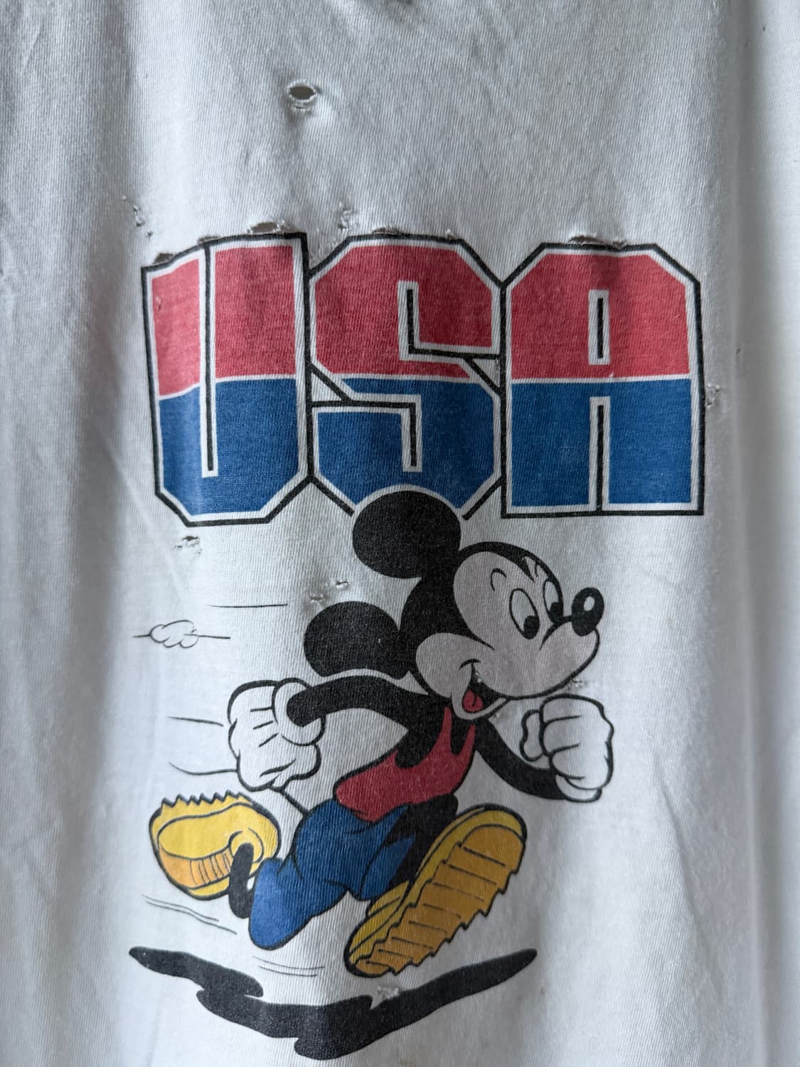 빈티지 디즈니 USA 미키마우스 링거 티셔츠 상품이미지4