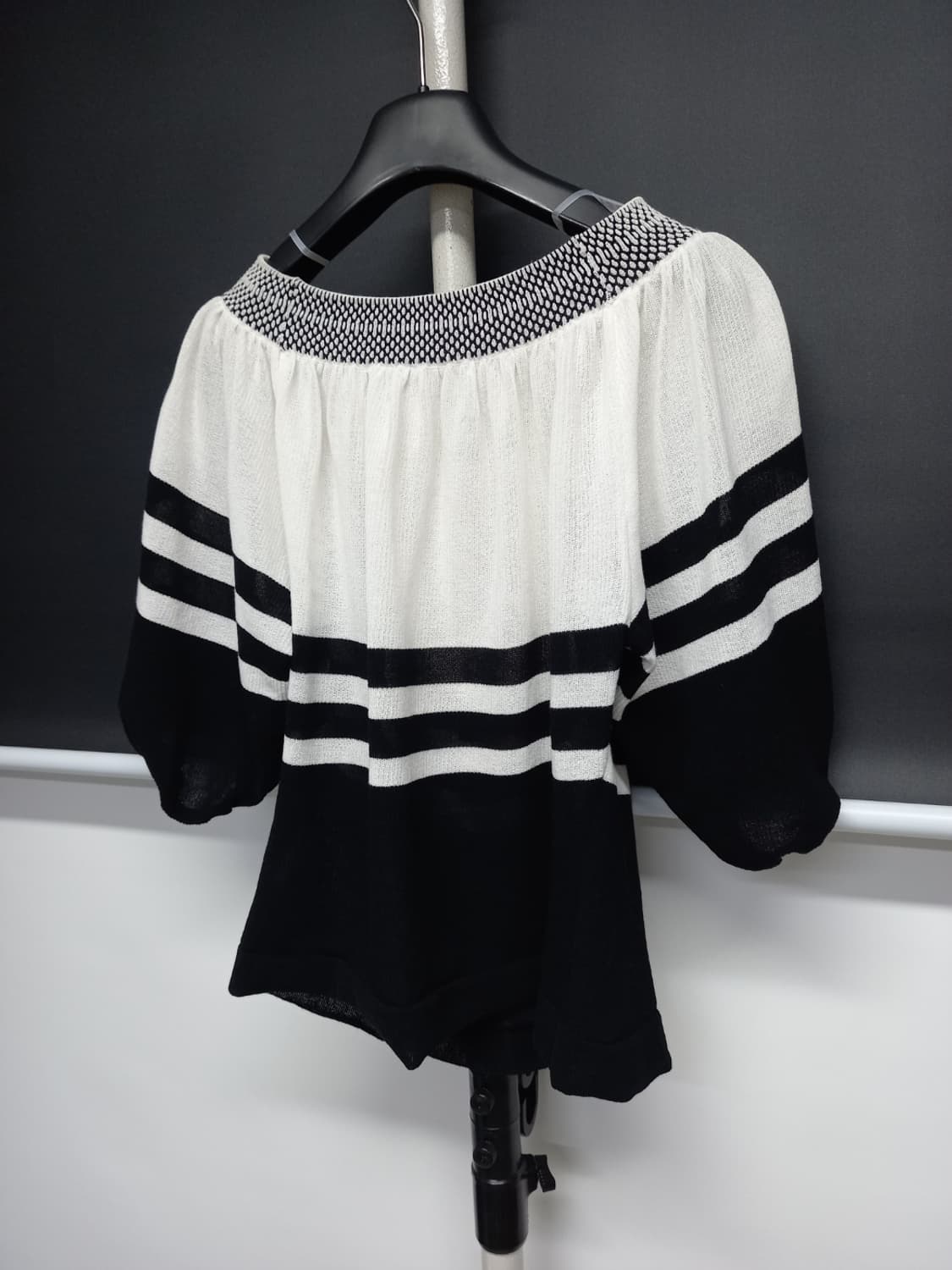 미샤 춘하 면 나일론 니트 블라우스 55 상품이미지5