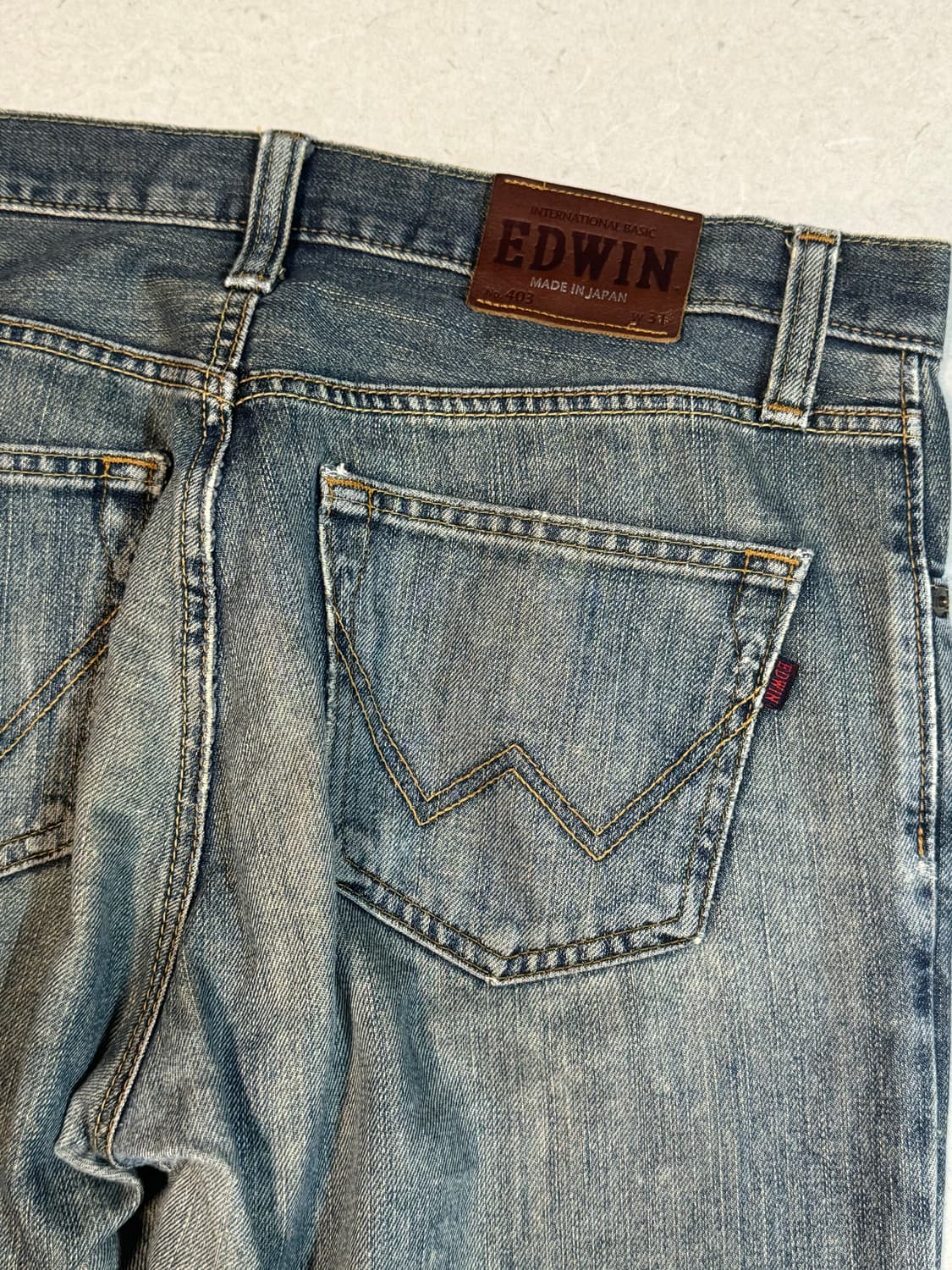 에드윈 edwin 403 빈티지 워싱 데님 팬츠 32 상품이미지4
