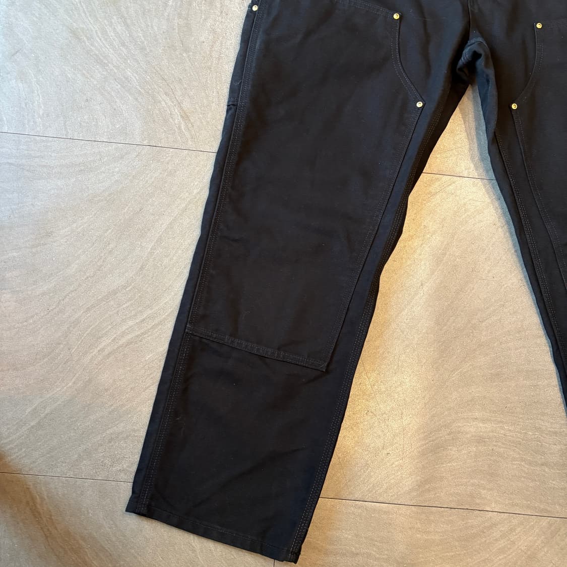 칼하트 정품 블랙 더블니 팬츠 바지 상품이미지2