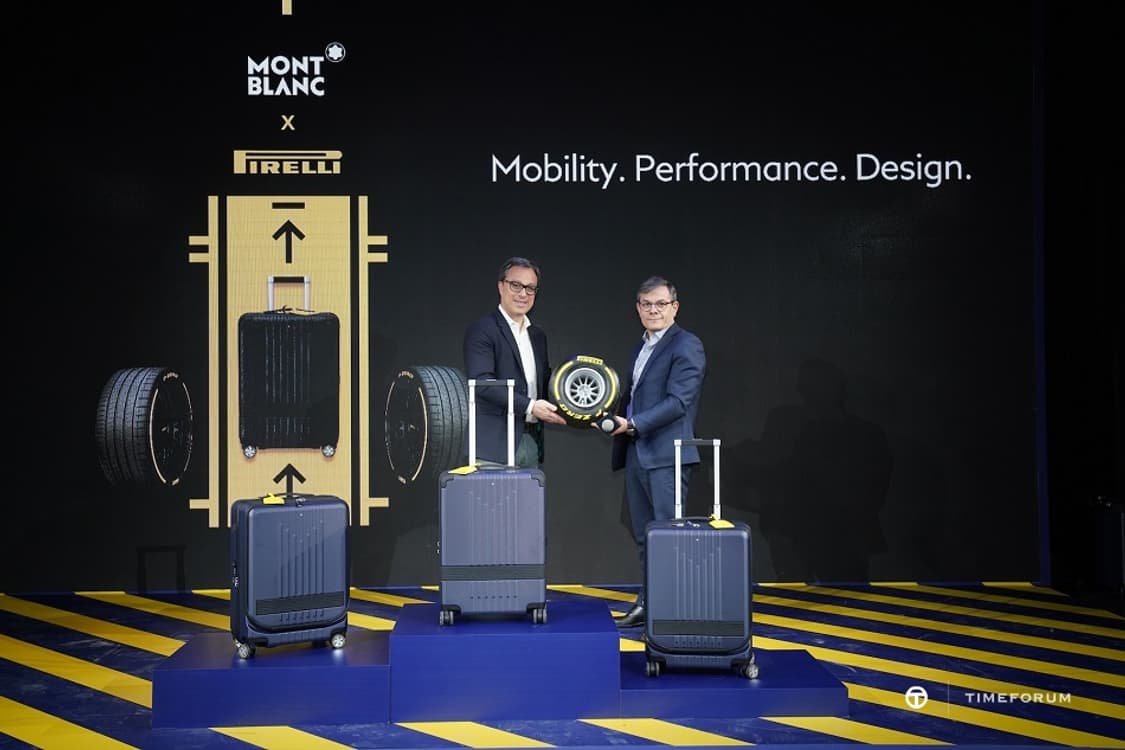 몽블랑 x 피렐리 트롤리 캐빈 캐리어 한정판 (미개봉) 상품이미지9