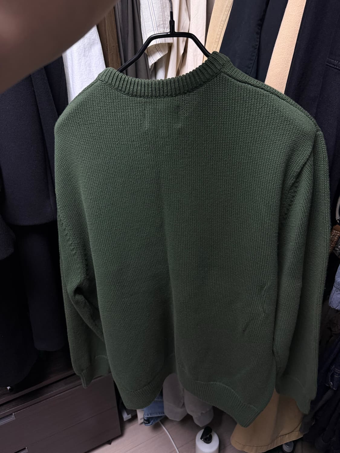 (XL)스투시 컬리 s스웨터 그린 상품이미지2