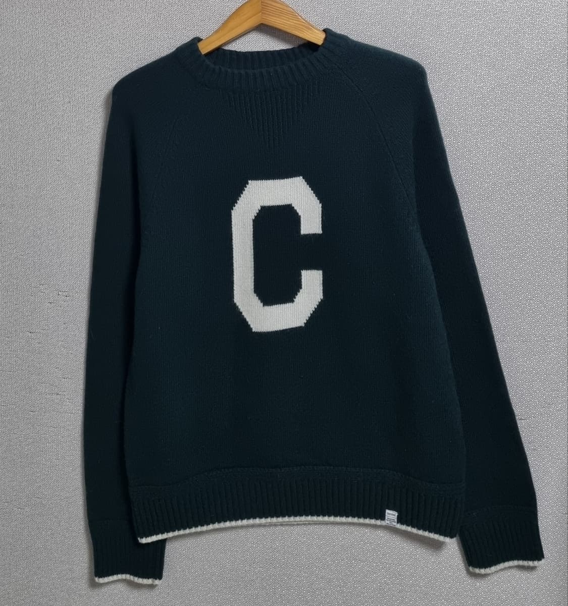 M ) 커버낫 딥그린 니트 상품이미지1