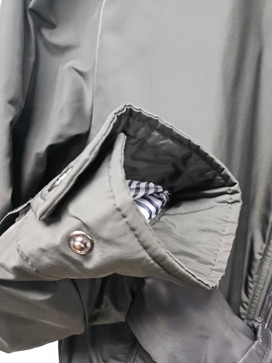 타미힐피거 남성 폴리 솔리드 베이직 봄버 자켓 M 상품이미지3